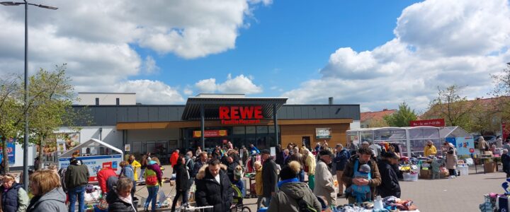 Erster BfK-Flohmarkt ein riesiger Erfolg (c) 2024 - BfK e.V. / Bianca Helms | Flohmarkt Kaltenweide - 21.04.2024