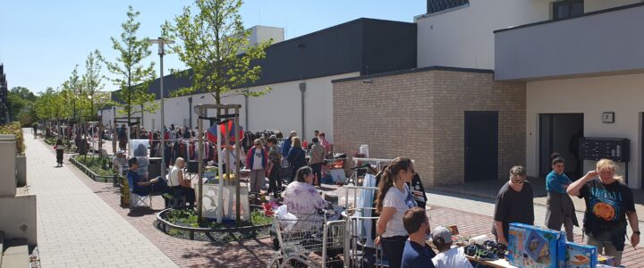 Großer Andrang auf Standplätze beim Flohmarkt in Kaltenweide (c) 2025 - Bianca Helms / Bürger für Kaltenweide e.V.