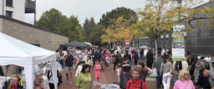 Trotz Regenschauer: Flohmarkt Kaltenweide begeistert Besucher und Standbetreiber (c) 2026 - Bürger für Kaltenweide / Florian Windeck